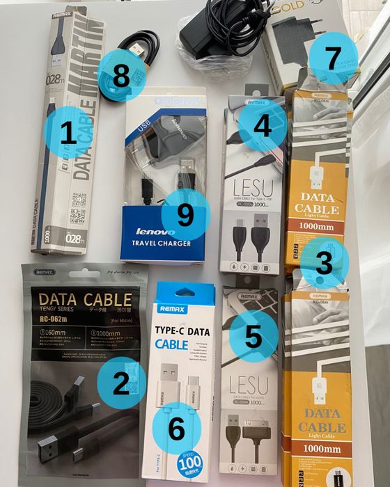 Нові Кабелі різні супер ціна