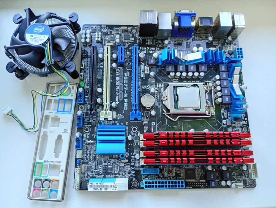 Комплект Intel i7-2700K+ Asus Z77-M PRO+16GB ОЗУ