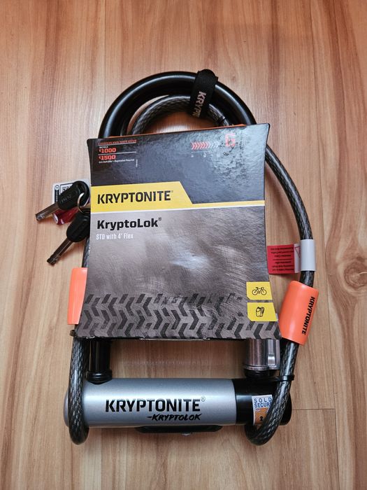 Kryptonite U-Lock Kryptolok Mini-7 linka Kryptoflex