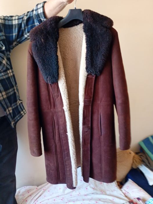 Męski kożuch zimowy