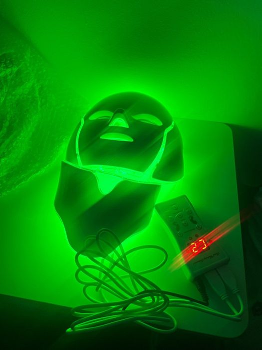 Máscara LED  com LED de 7 cores