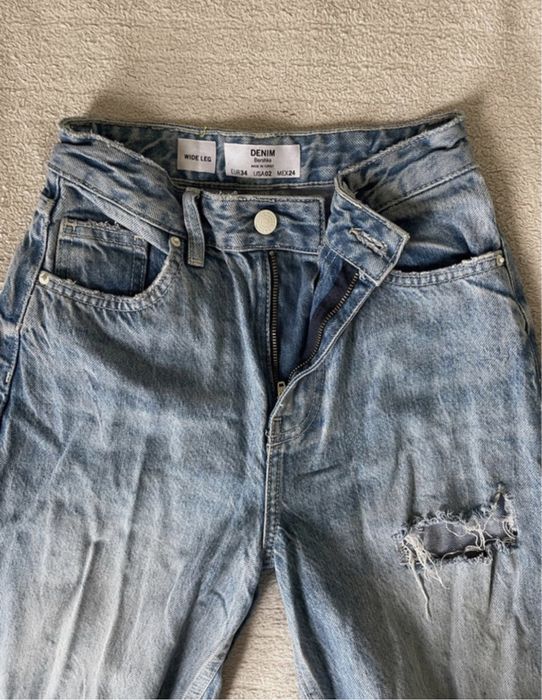 Jeansy Bershka Wide Leg