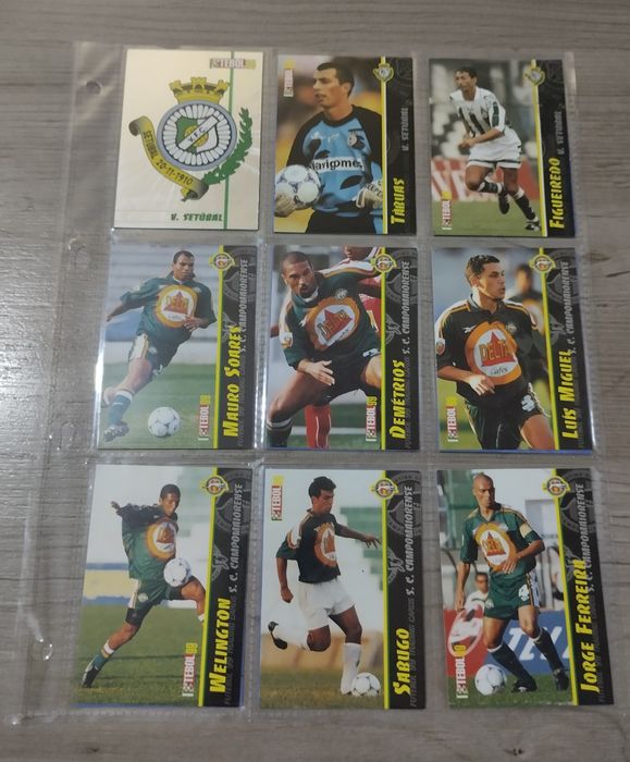 Caderneta cartas Futebol 99 Panini