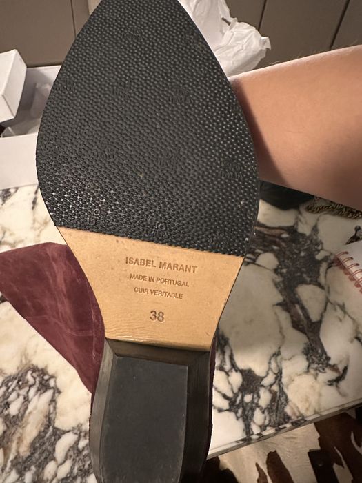 Isabel Marant замшеві чоботи