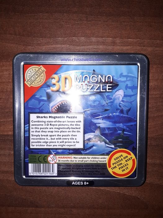 Продам    магнитный 3d пазл фирмы cheatwell.