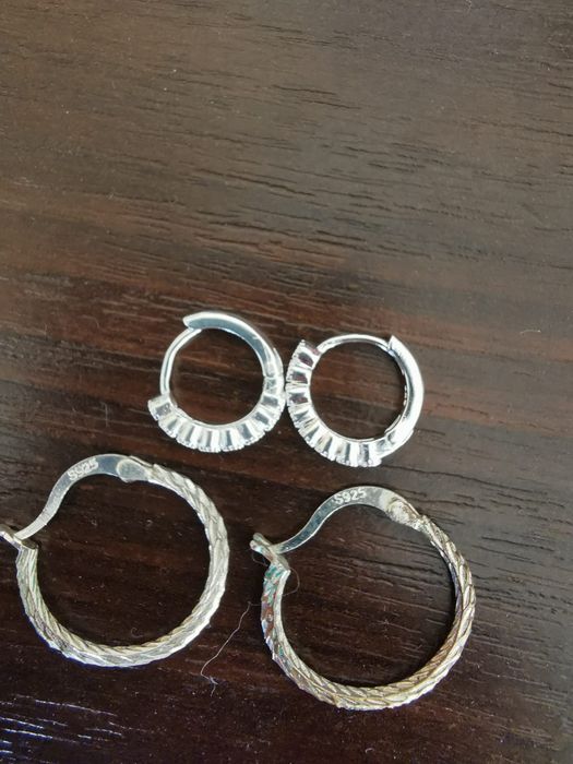 Сережки серебро серьги