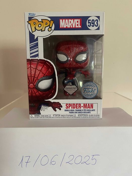 #593 - Funko Pop! Marvel 80 Years - Spider-Man Special Edition Diamond