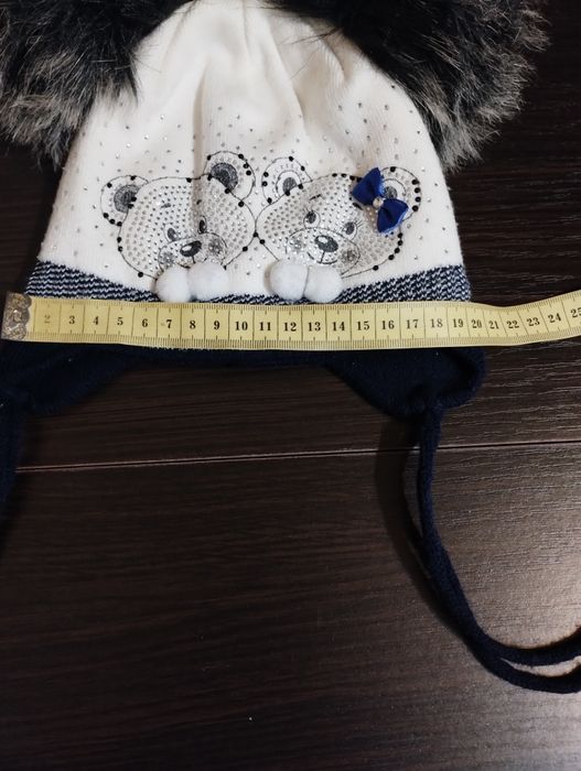 Зимняя шапка на девочку