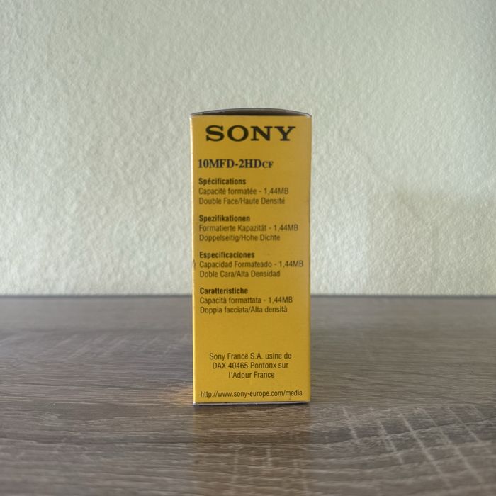Caixa Disquetes 3.5" Sony 2HD Novas Seladas (10 un.) – Informática Retro / CNC