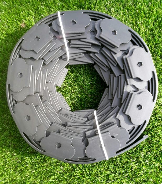 Limitador / Separador flexível Relva sintética ou pedra; 29€/Rolo