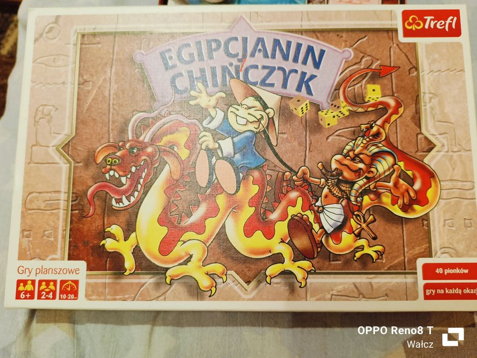 2 gry planszowe Egipcjanin chińczyk