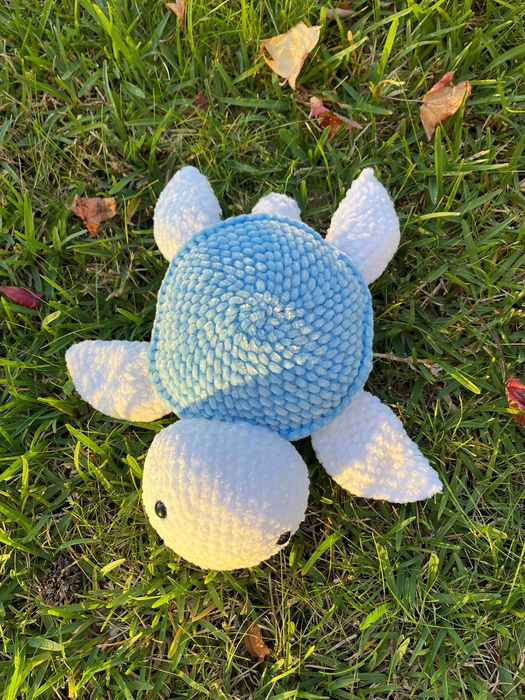 Tartaruga de peluche em crochet
