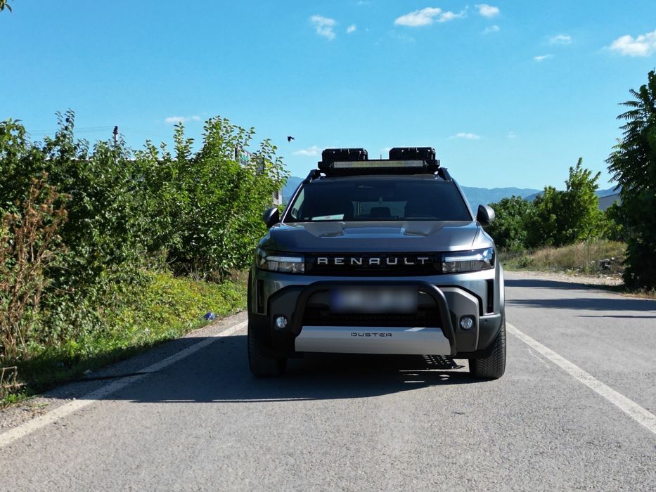 Orurowanie przednie Dinamic czarne kangur Dacia Duster III 2024-