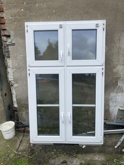 Okna PVC białe x 2