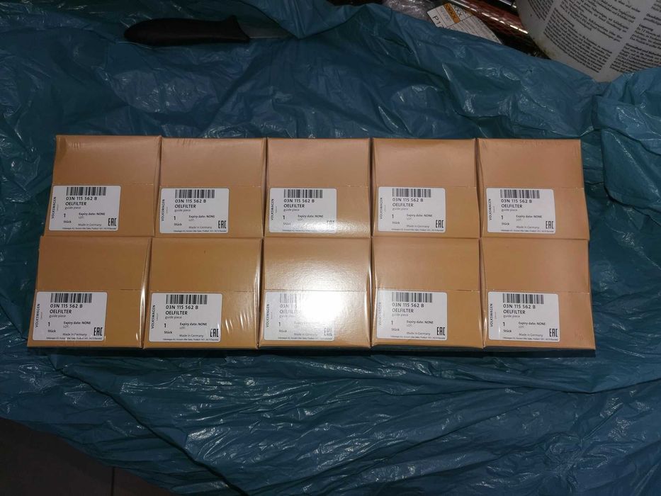 Oryginalny Nowy FILTR OLEJU OE 03N115562B Volkswagen Audi Skoda Seat