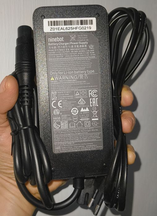 Ninebot max g3 zt3 gt3 f3 зарядний пристрій 48v 70w 1.3a 210w 3.9a