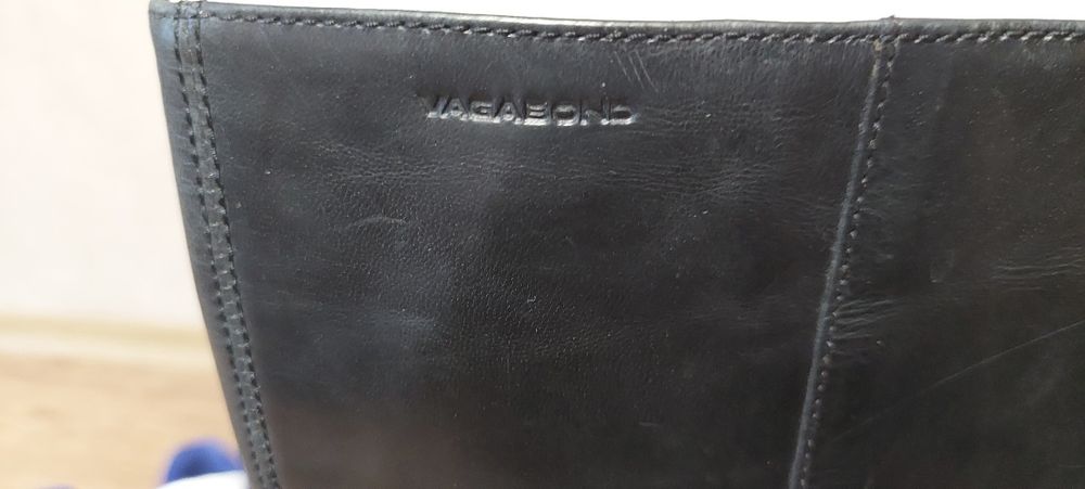 Елегантні шкіряні сапоги Vagabond 37 розмір