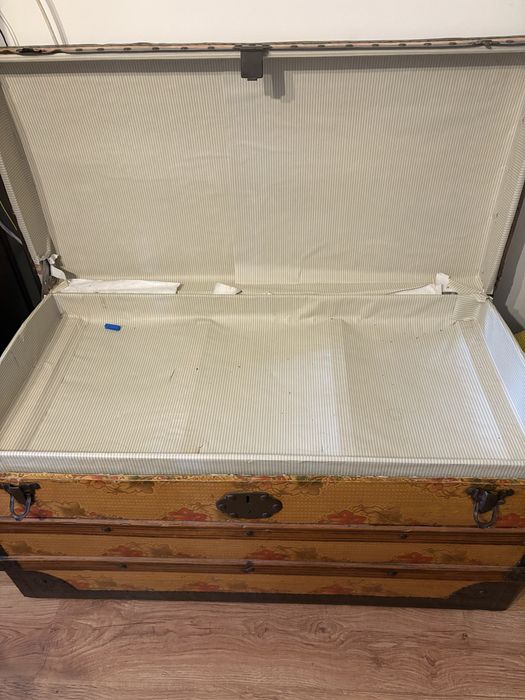 Baú vintage para arrumação