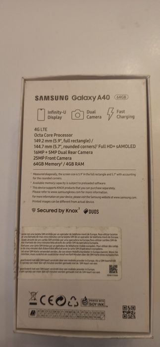 Samsung A40 como novo