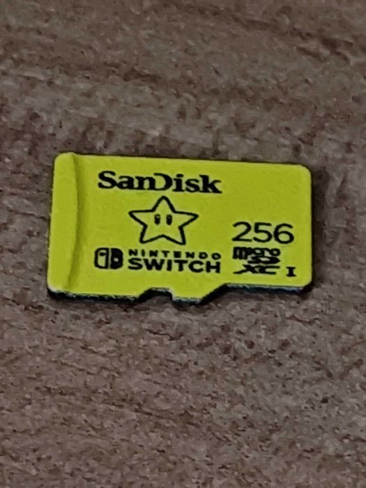 Karta pamięci Micro SD XC  256 GB Nintendo Switch Mario Edycja!