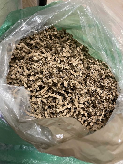 Papierowy wypełniacz do paczek/prezentów (kraft, pofalowany) waga 500g