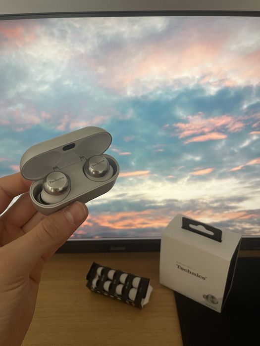 Słuchawki bezprzewodowe Technics AZ100 silver
