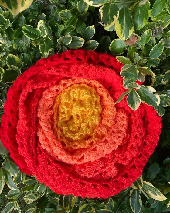 PROMOCJA!!! Szal na szydełku XXL 2,5 metra długosci