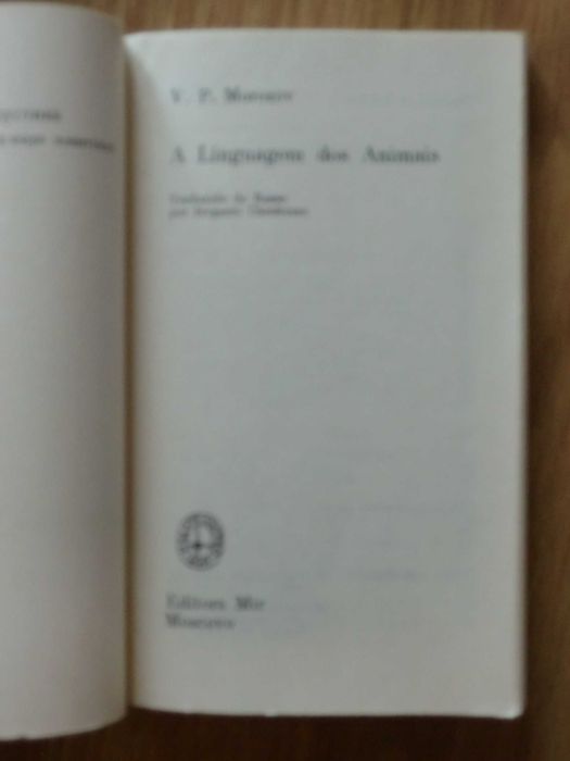 A Linguagem dos Animais de V. P. Morozov