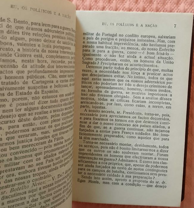 Eu, os políticos e a nação, Cunha Leal