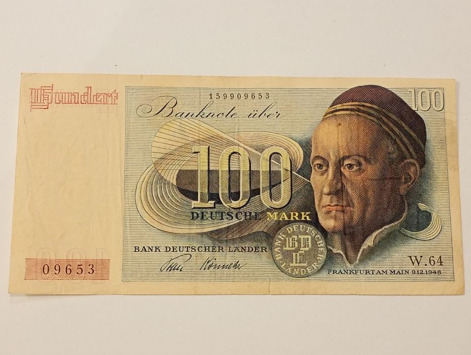 100 DM Marek Niemieckich 1948 ( Jedyny w sprzedaży w PL)