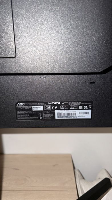 Monitor AOC 24.5 cala, 240 Hz 0.5 ms