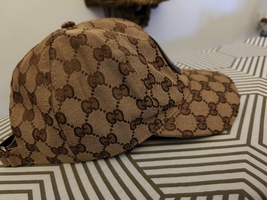 Czapka Gucci brązowa