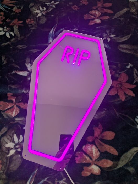 Lustro neonowe LED nowe  podświetlane neon