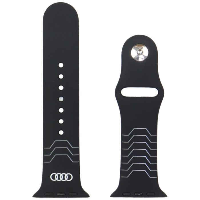 Pasek Audi Geometric Pattern Silicone    Watch Strap do Apple Watch