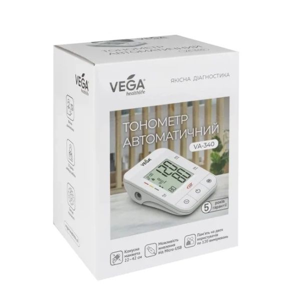 Тонометр VEGA Va-340 новий