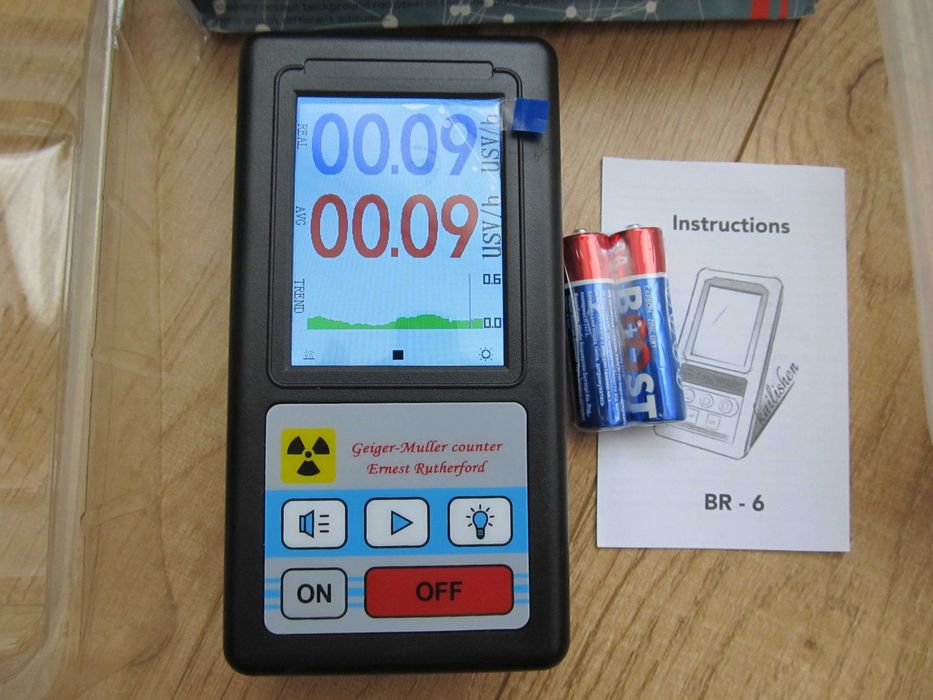 Дозиметр β γ x-ray BR-6 black Лічильник Гейгера