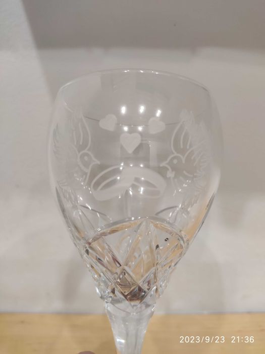 Lampki ślubne kryształ 24% nowe