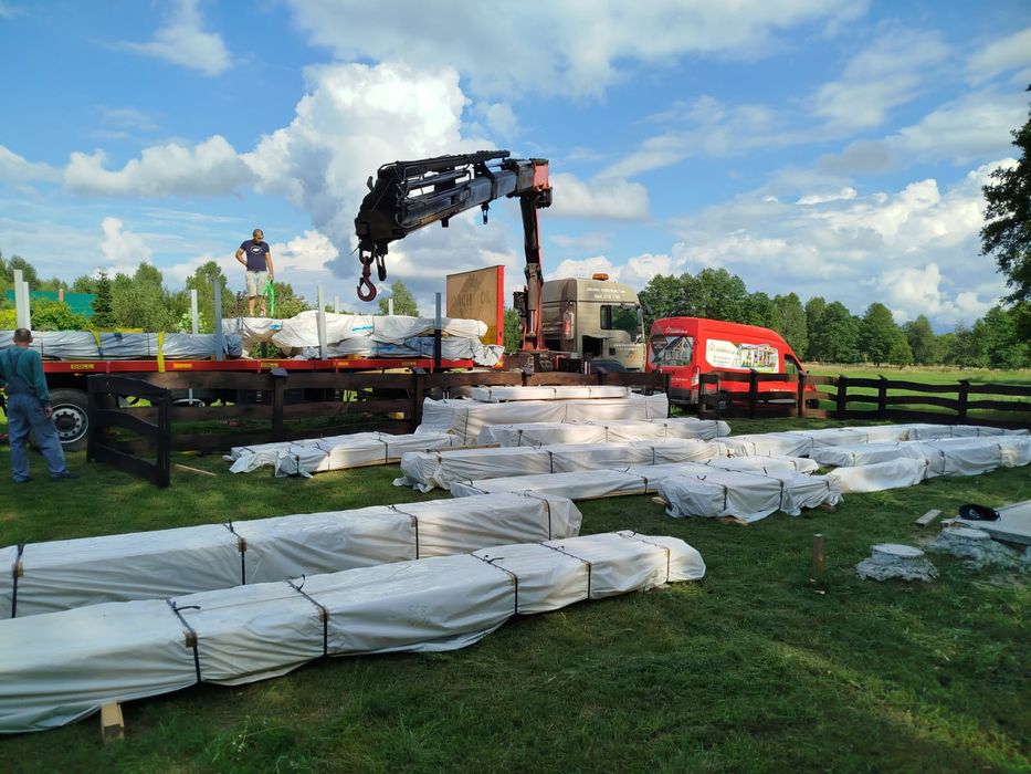 Drewno konstrukcyjne BSH KVH CNC transport HDS pomiary 3D