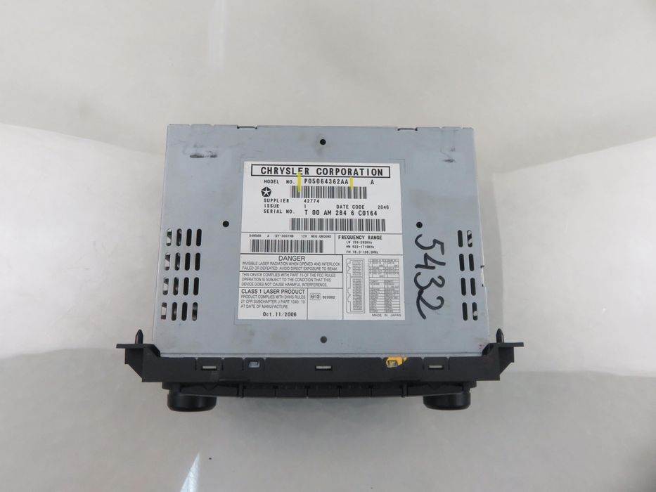 Radio Dodge Caliber  + Kod