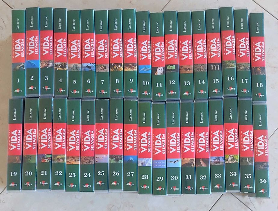 Colecção VHS Enciclopedia da Vida Selvagem