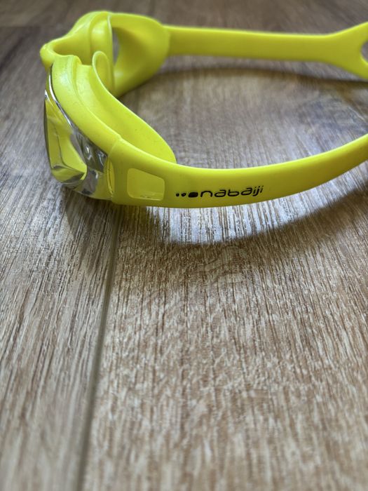 Żółte okulary gogle do pływania nabaiji dziecięce
