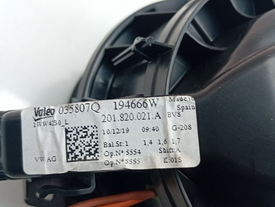 Motor da chauffage / sofagem AUDI A1 Sportback (GBA)