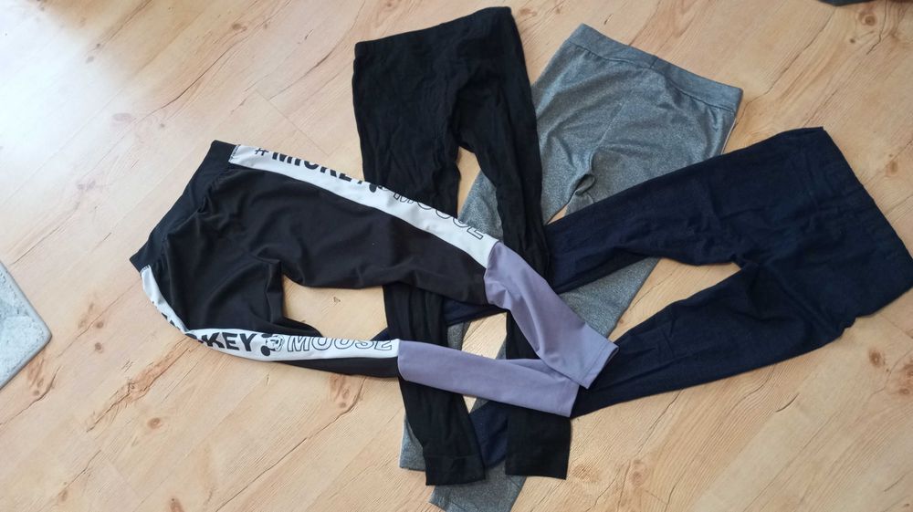 Legginsy dziewczęce 4szt