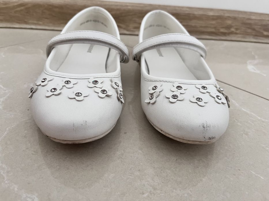 Białe półbuty 36 Graceland baleriny buty dla dziewczynki