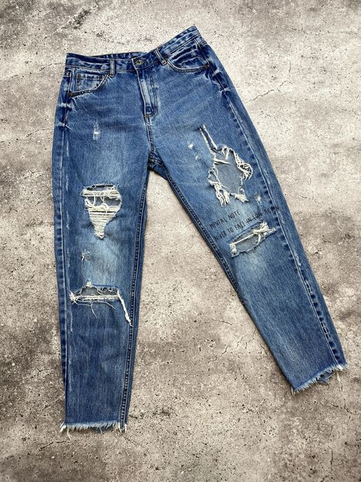 Женские рваные джинсы Pull & Bear S бойфренды