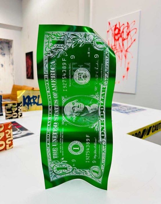 Obra de Arte de Karl Lagasse - One Dollar (Emerald)