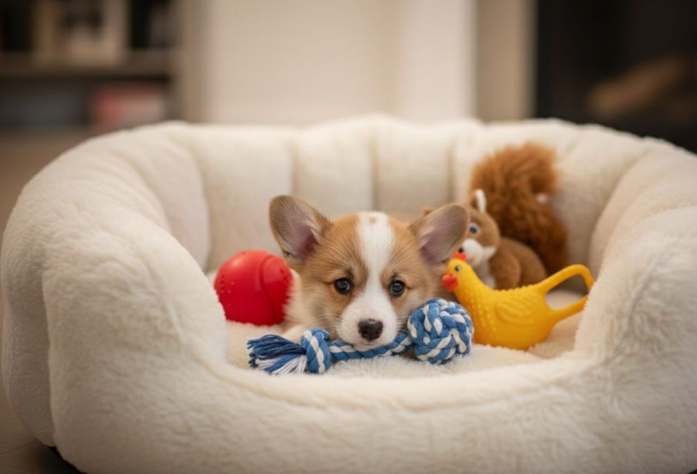 Чарівні цуценята коргі бобтейл — готові дарувати радість