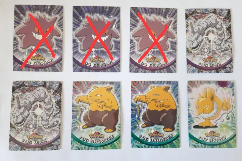 Cartas pokemon topps series 2 - anuncio 1/2 - venda à unid