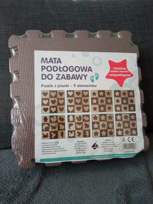 Nowa mata podłogowa dla dziecka gwiazdki 9 elementów