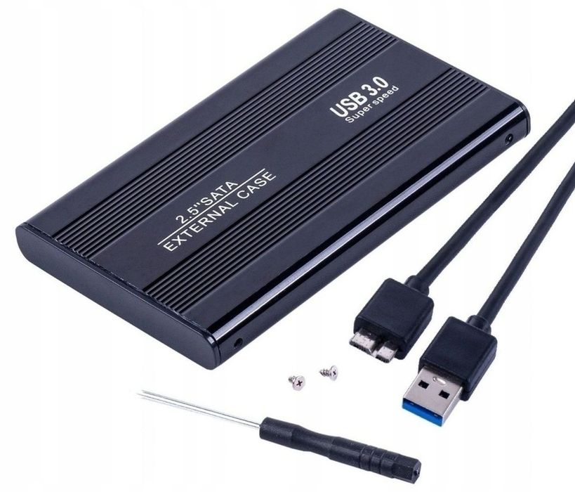Aluminiowa Obudowa na Dysk Obudowa Dysku 2,5 HDD / SSD Kieszeń USB 3.0